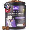 Dog Vitamins 15 in 1 Dog Multivitamin Chews with MSM for Hip & Joint Health Dog Supplement for Itchy Skin Relief Multivitamin for Dogs Immune Support