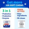 Probiotics for Dogs Support Gut Health Itchy Skin Allergies Immunity Yeast Balance Dog Probiotics and Digestive Enzymes with Prebiotics Reduce Diarrhe