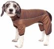 Pet Life Active 'Chase Pacer' Heathered Performance 4-Way Stretch Two-Toned Full Body Warm Up